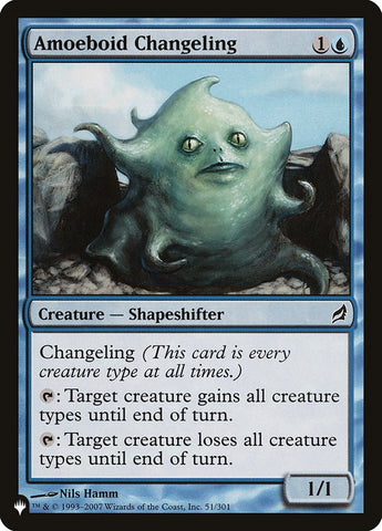 Amoeboid Changeling [The List] Magic: The Gathering