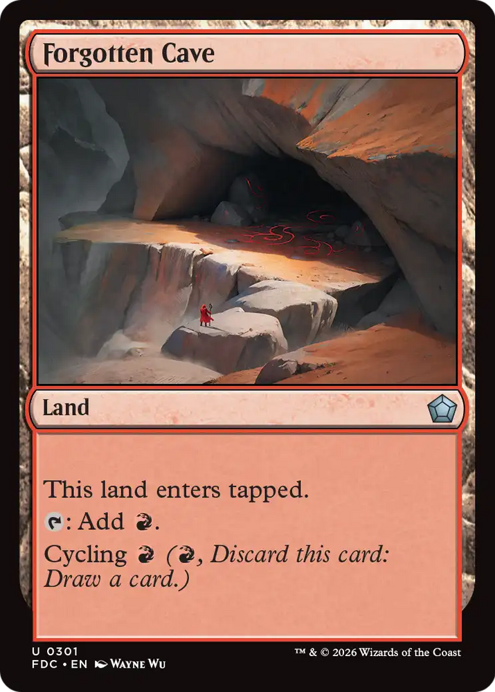 Forgotten Cave [Foundations Commander] Magic: The Gathering