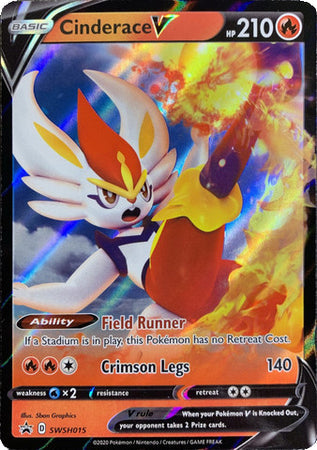 Cinderace V (SWSH015) [Sword & Shield: Black Star Promos] Pokémon