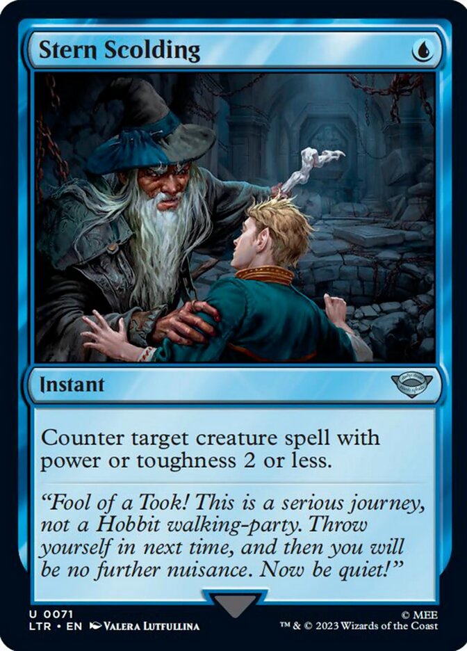 Stern Scolding [The Lord of the Rings: Tales of Middle-Earth] Magic: The Gathering