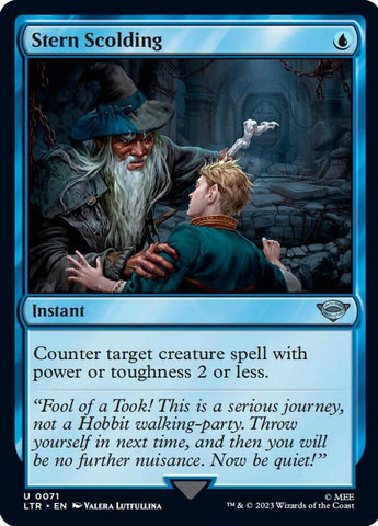 Stern Scolding [The Lord of the Rings: Tales of Middle-Earth] Magic: The Gathering