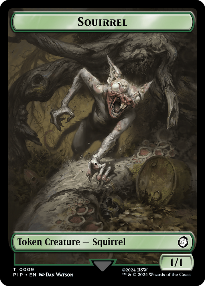 Food (013) // Squirrel Double-Sided Token [Fallout Tokens] Magic: The Gathering