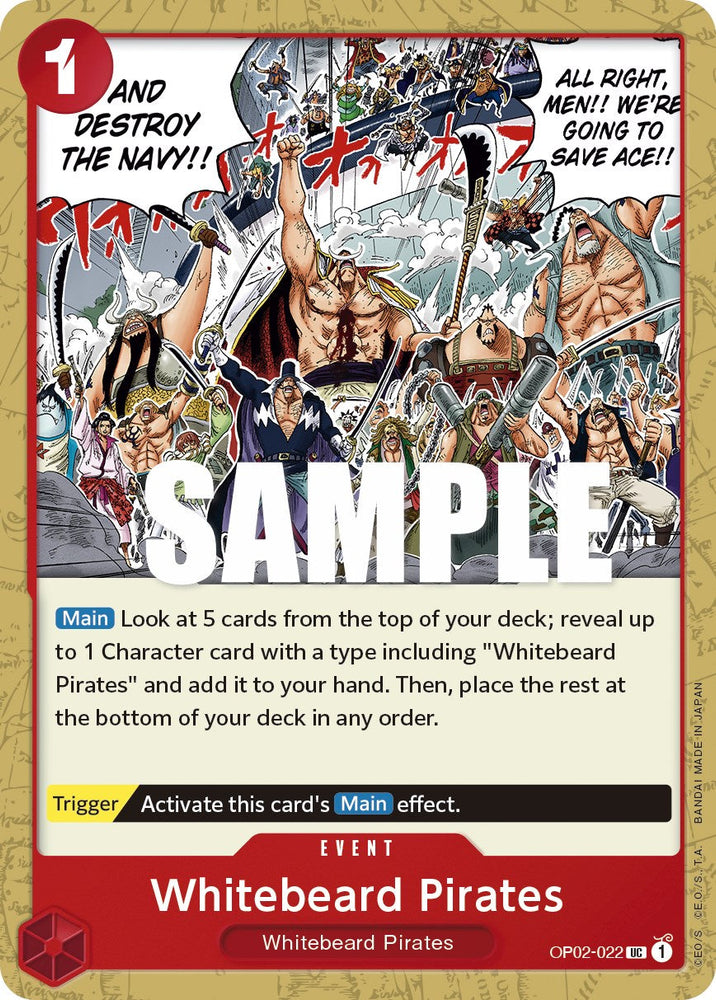 Whitebeard Pirates [Paramount War] Bandai