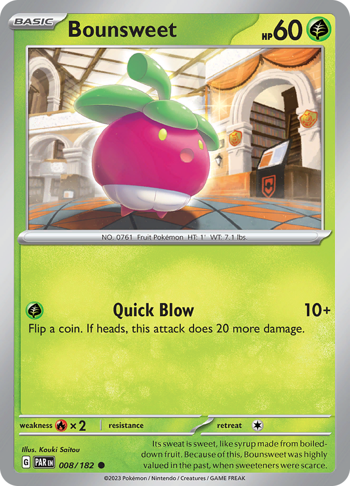Bounsweet (008/182) [Scarlet & Violet: Paradox Rift] Pokémon