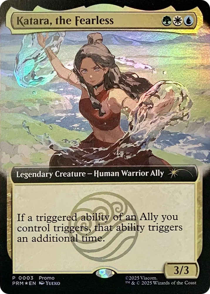 Katara, the Fearless (Extended Art) [Media Promos] Magic: The Gathering