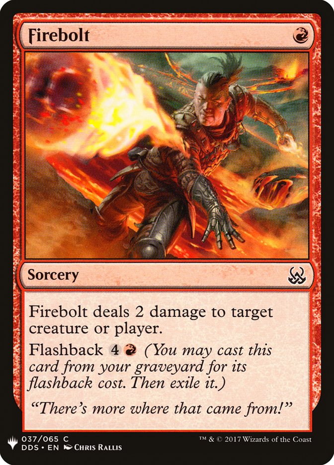 Firebolt [Mystery Booster] Magic: The Gathering