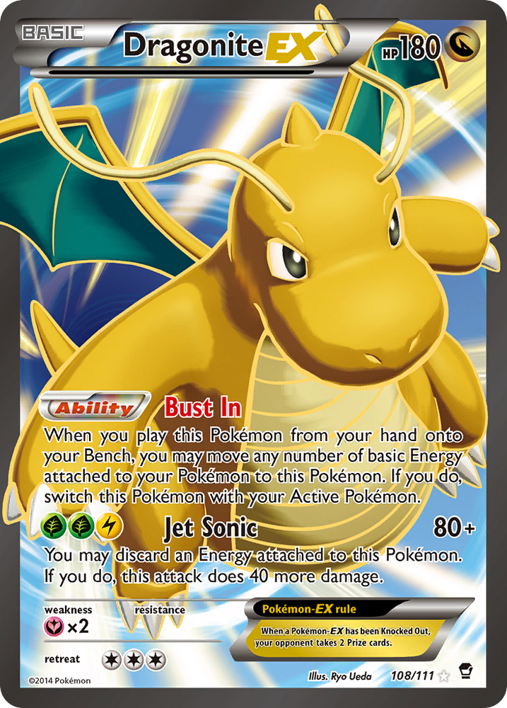 Dragonite EX (108/111) [XY: Furious Fists] Pokémon