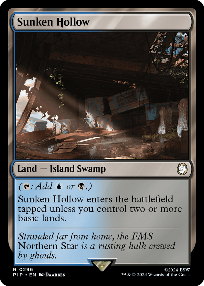 Sunken Hollow [Fallout] Magic: The Gathering