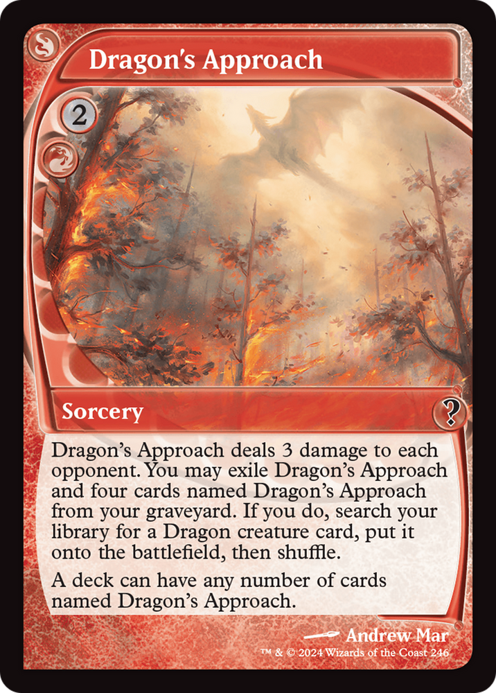Dragon's Approach (Future Sight) [Mystery Booster 2] Magic: The Gathering