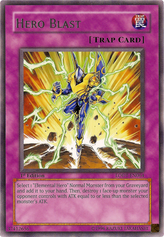 Hero Blast [LODT-EN064] Rare Yu-Gi-Oh!