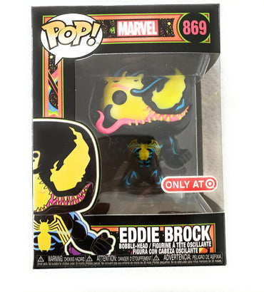 Funko Marvel Target Exclusive Eddie Brock Venom Black Light FUNKO