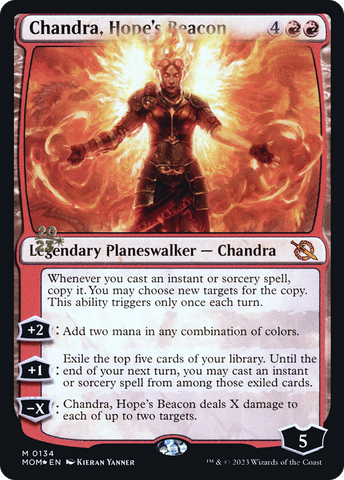 Chandra, Hope's Beacon [March of the Machine Prerelease Promos] Magic: The Gathering