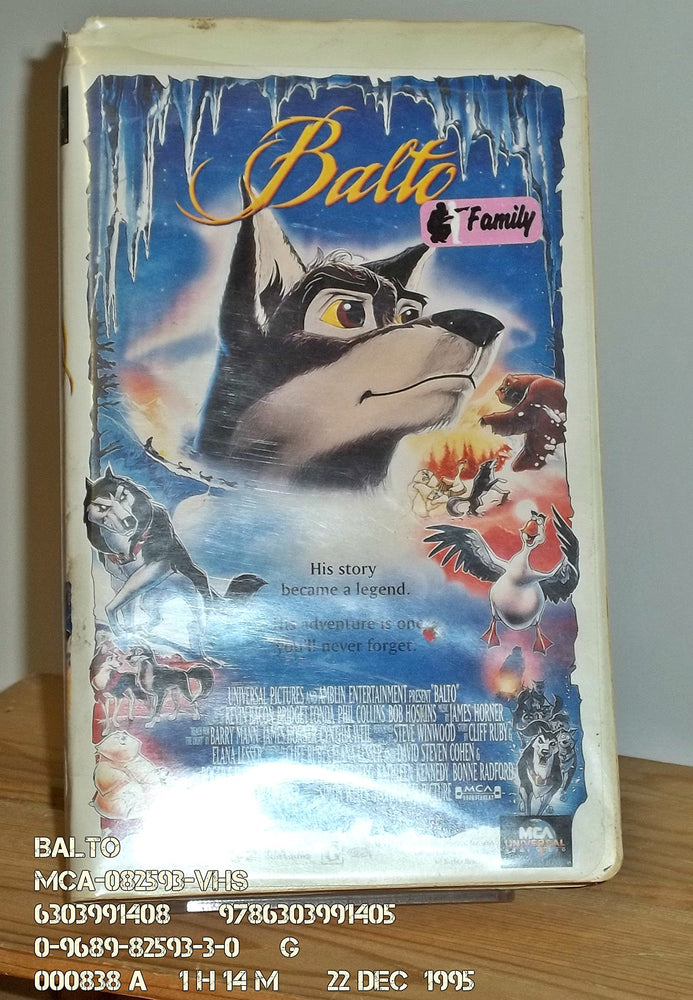 Balto - VHStape VHS