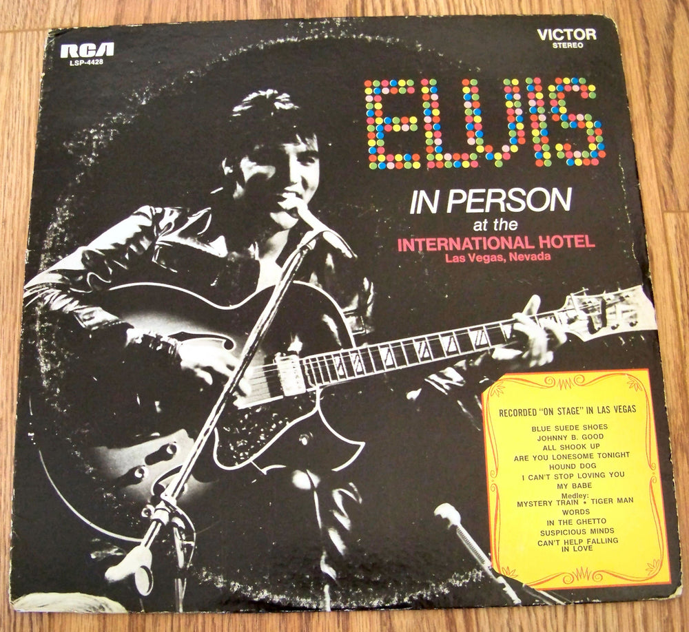 Elvis In Person At The International Hotel (Las Vegas, Nevada) VINYL