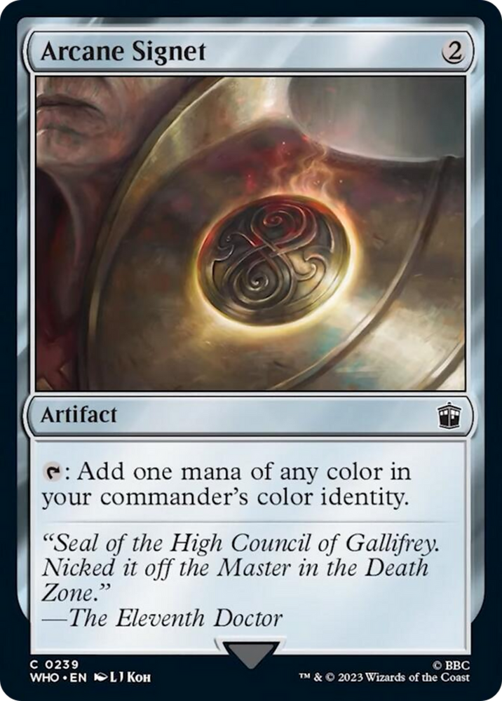 Arcane Signet [Doctor Who] Magic: The Gathering