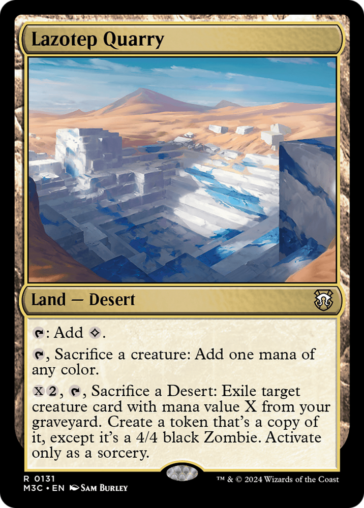 Lazotep Quarry (Extended Art) [Modern Horizons 3 Commander] Magic: The Gathering