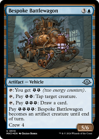 Bespoke Battlewagon (Ripple Foil) [Modern Horizons 3] Magic: The Gathering