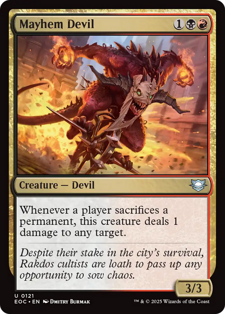 Mayhem Devil [Edge of Eternities Commander] Magic: The Gathering
