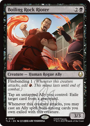 Boiling Rock Rioter [Avatar: The Last Airbender] Magic: The Gathering