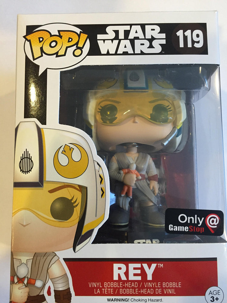 Funko Pop! Star Wars Rey #119 (With X-Wing Helmet Exclusive) FUNKO