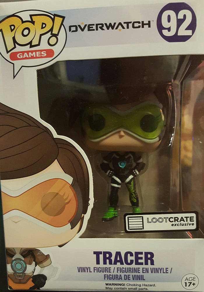 Funko Pop! Overwatch Tracer Figure #92 Loot Crate Gaming June 2016 Exclusive by Pop! Games FUNKO