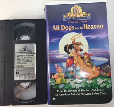All Dogs Go to Heaven VHS