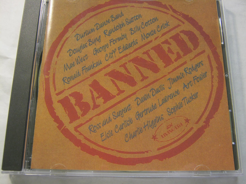Listen to the Banned: 20 Risque Songs From The 20s & 30s CD
