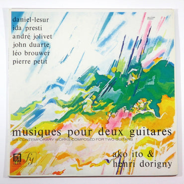 Six Contemporary Works Composed For Two Guitars ~ Musiques Pour Deux Guitares / Ako Ito & Henri Dorigny [Vinyl] VINYL