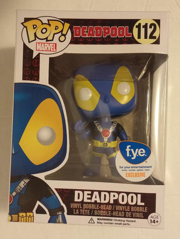 Funko Marvel X-Men Deadpool Pop Vinyl Figure Blue and Yellow FUNKO
