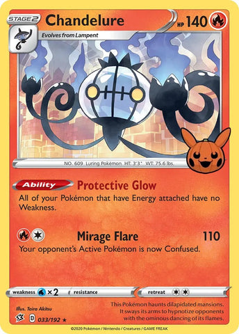 Chandelure (033/192) [Trick or Trade] Pokémon