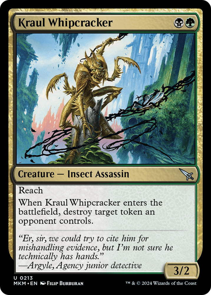 Kraul Whipcracker (Black) [Murders at Karlov Manor] Magic: The Gathering