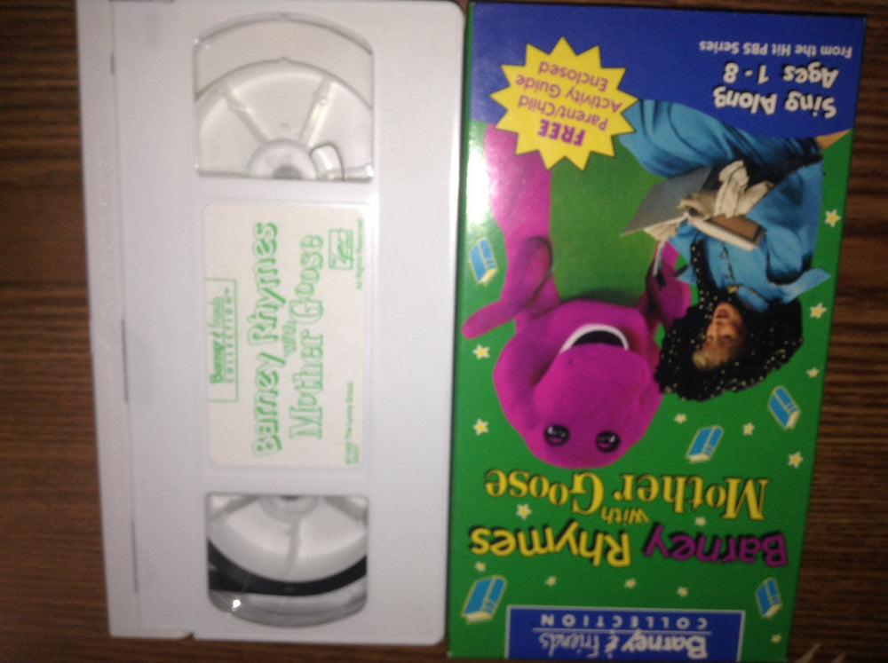 Barney Rhymes With Mother Goose [VHS] VHS