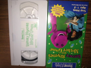 Barney Rhymes With Mother Goose [VHS] VHS