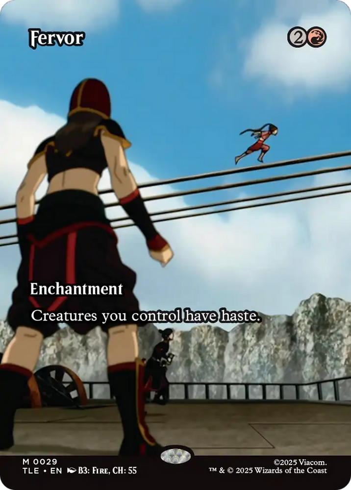 Fervor (Borderless) [Avatar: The Last Airbender: Eternal-Legal] Magic: The Gathering