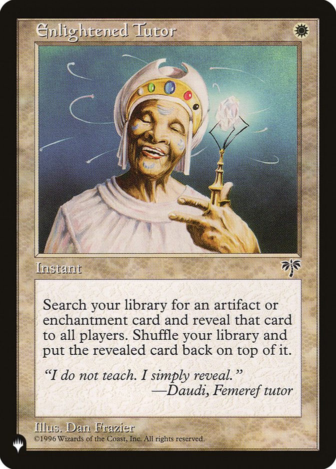 Enlightened Tutor [The List] Magic: The Gathering
