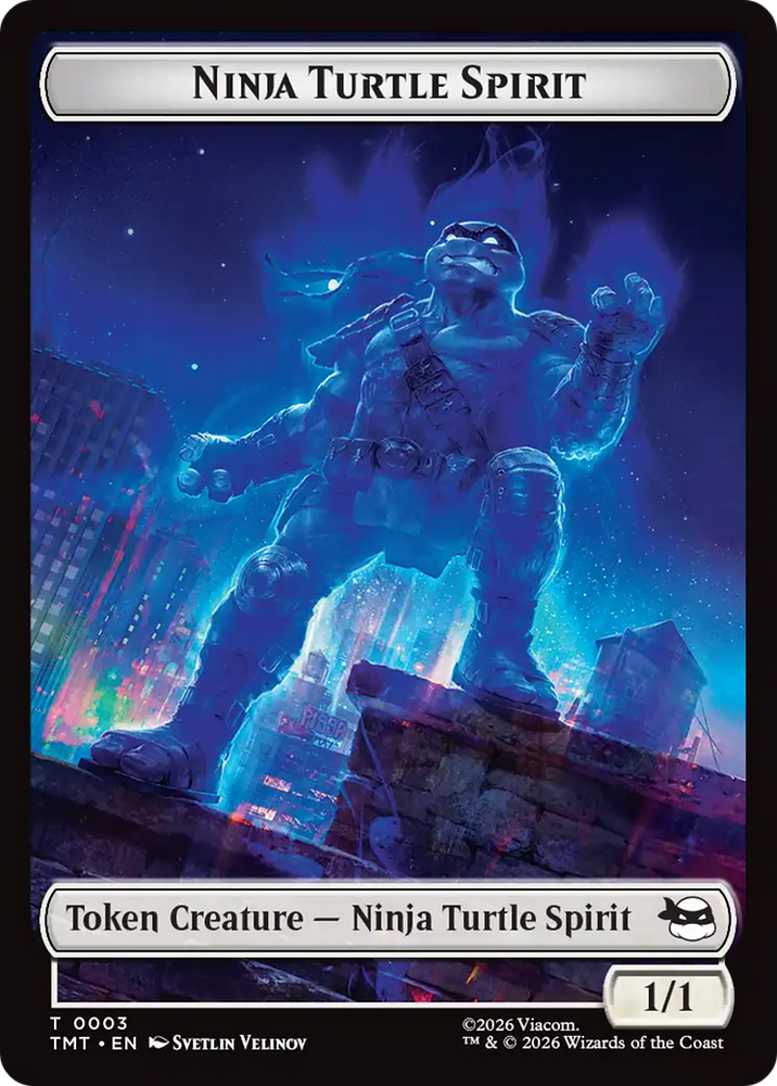Ninja Turtle Spirit // Food Double-Sided Token [Teenage Mutant Ninja Turtles Tokens] Magic: The Gathering