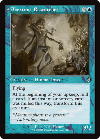 Aberrant Researcher // Perfected Form (Retro Frame) [Innistrad Remastered] Magic: The Gathering
