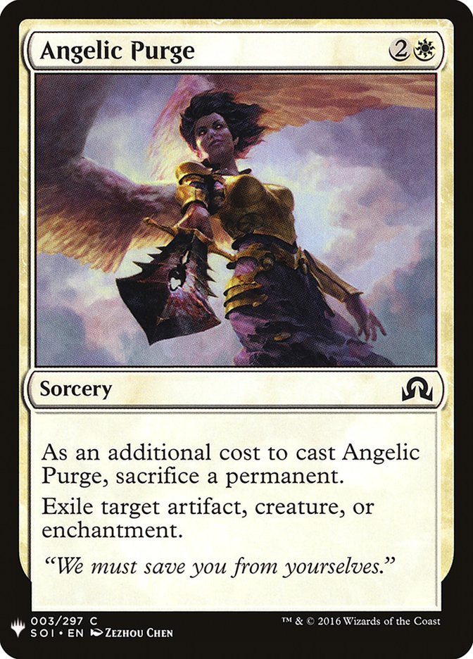 Angelic Purge [Mystery Booster] Magic: The Gathering
