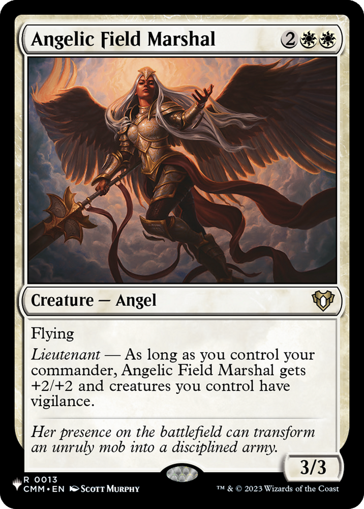 Angelic Field Marshal [Secret Lair: Angels] Magic: The Gathering