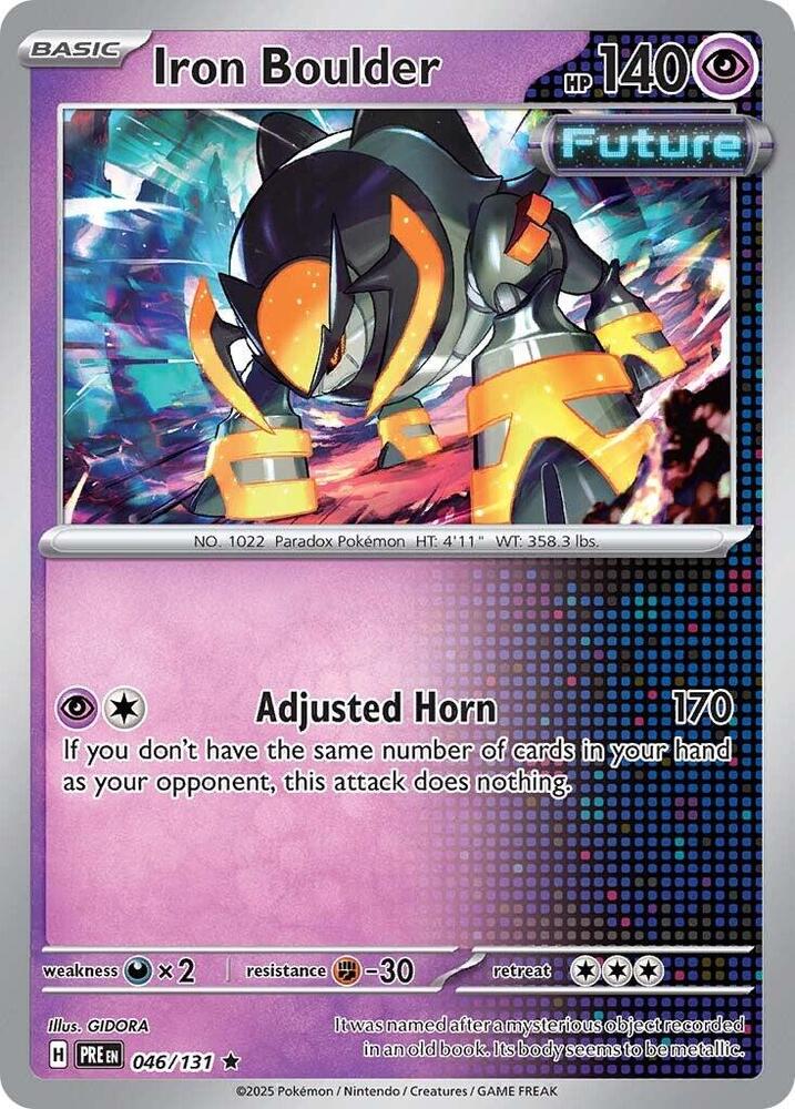Iron Boulder (046/131) [Scarlet & Violet: Prismatic Evolutions] Pokémon