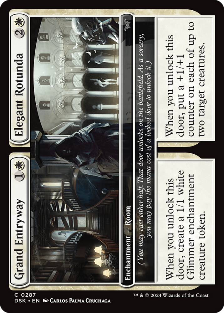 Grand Entryway // Elegant Rotunda (0287) [Duskmourn: House of Horror] Magic: The Gathering