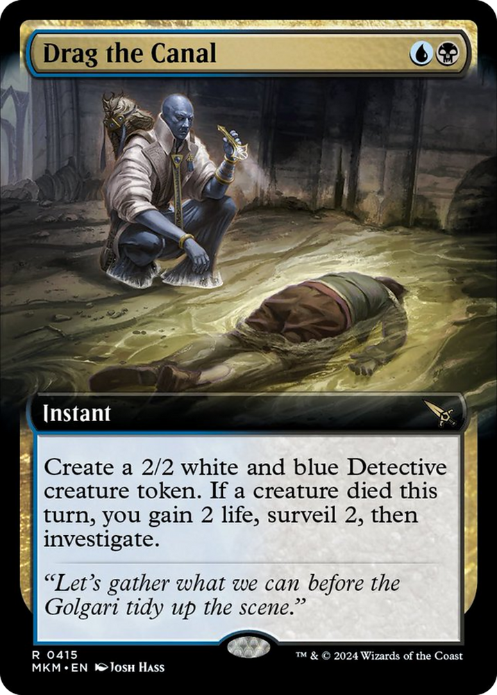 Drag the Canal (Extended Art) [Murders at Karlov Manor] Magic: The Gathering