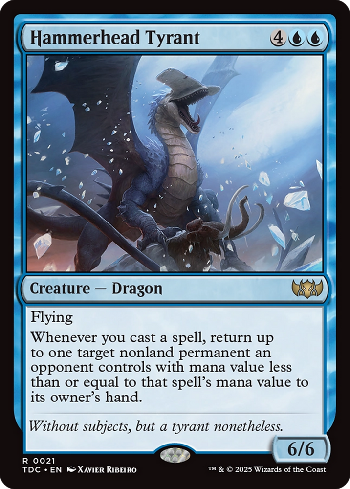 Hammerhead Tyrant [Tarkir: Dragonstorm Commander] Magic: The Gathering