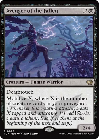 Avenger of the Fallen [Tarkir: Dragonstorm] Magic: The Gathering