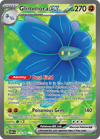 Glimmora ex (213/197) [Scarlet & Violet: Obsidian Flames] Pokémon