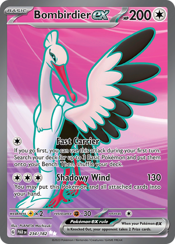 Bombirdier ex (234/182) [Scarlet & Violet: Paradox Rift] Pokémon