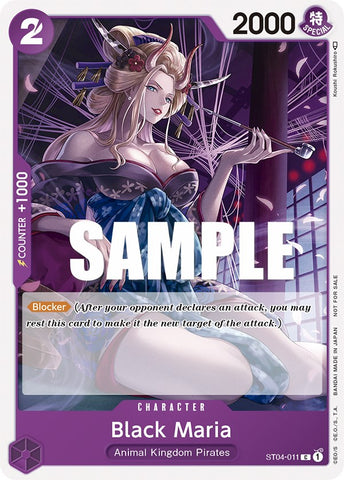 Black Maria (Tournament Pack Vol. 2) [One Piece Promotion Cards] Bandai