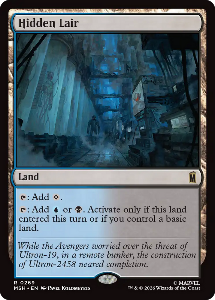 Hidden Lair [Marvel Super Heroes] Magic: The Gathering