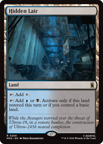 Hidden Lair [Marvel Super Heroes] Magic: The Gathering
