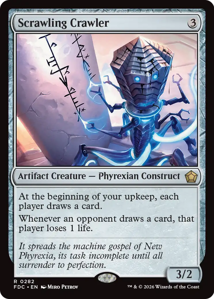 Scrawling Crawler [Foundations Commander] Magic: The Gathering